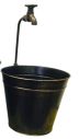 12" Bronze Planter Spigot