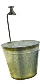 10" Planter Spigot Bucket
