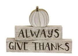 Always Give Thanks Set of 3