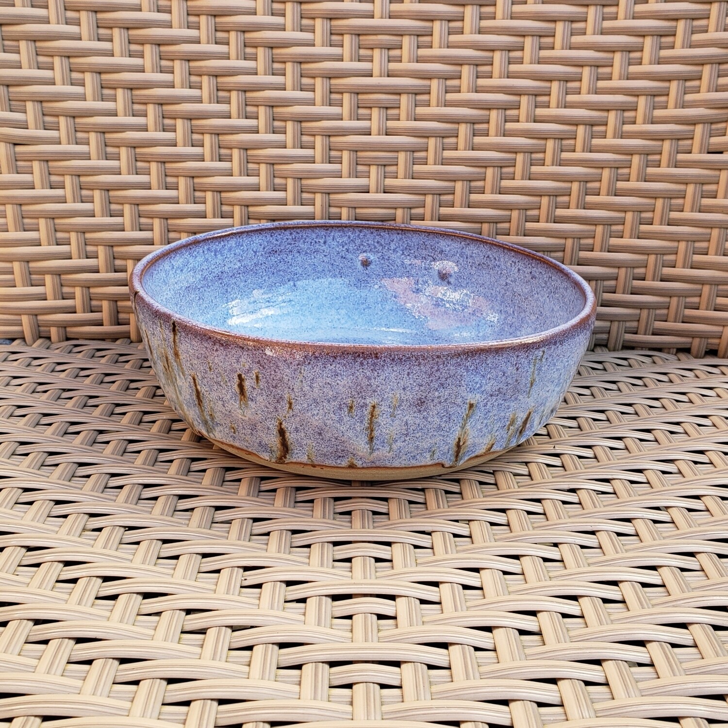 Lavender Mist and Winterwood Serving Bowl