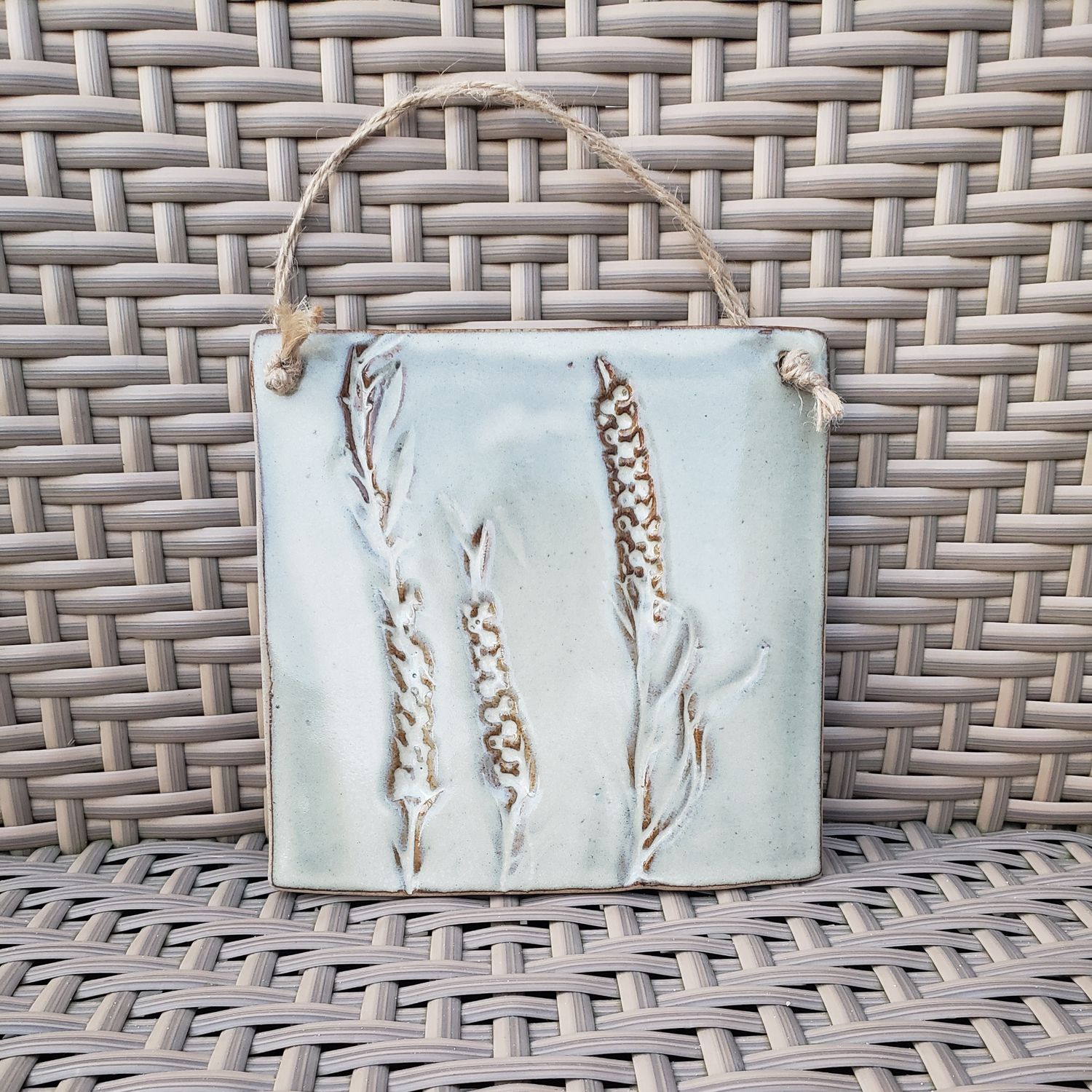 Birch Plant Print Plaque