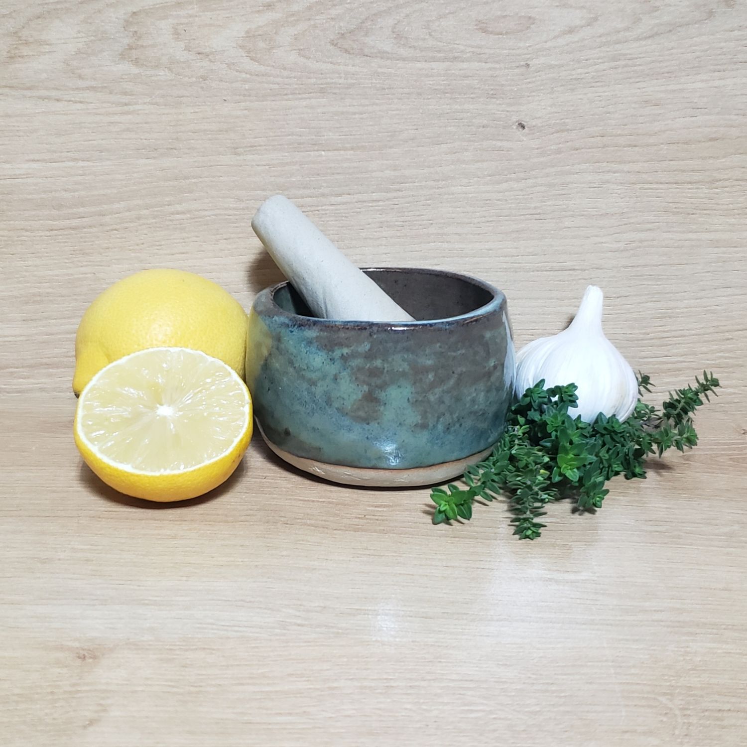 Stoned Denim Pestle And Mortar 