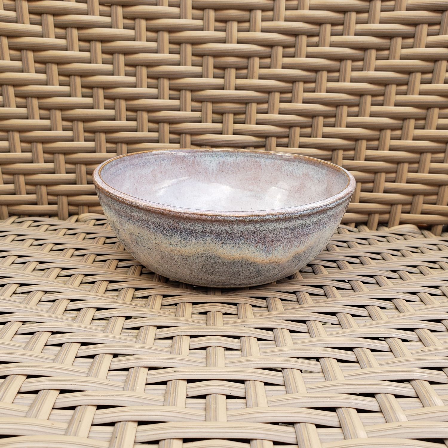 Honey Flux And Lavender Mist Small Serving Bowl