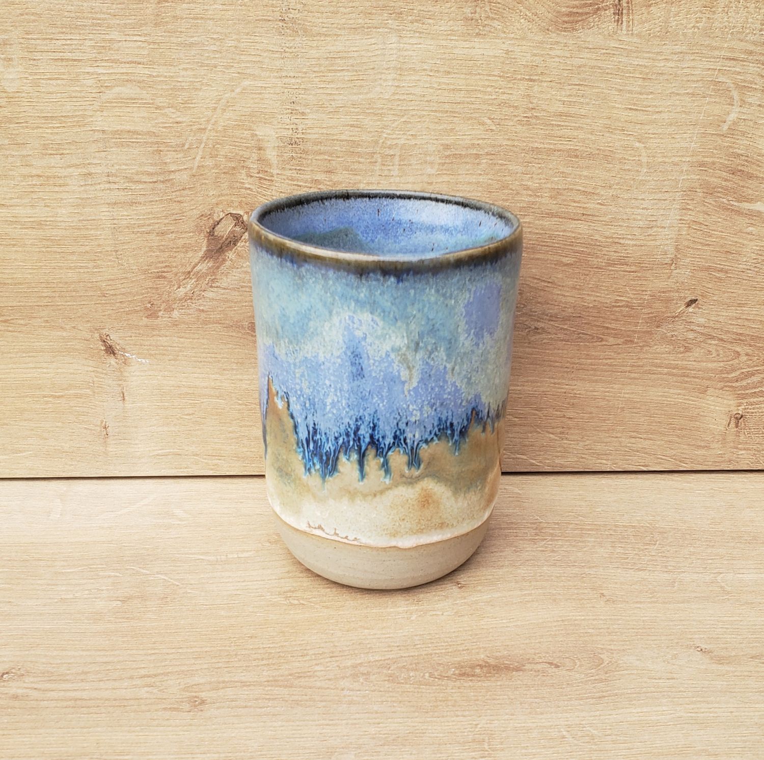 Frost Blue, Cordovan and Flux Tumbler