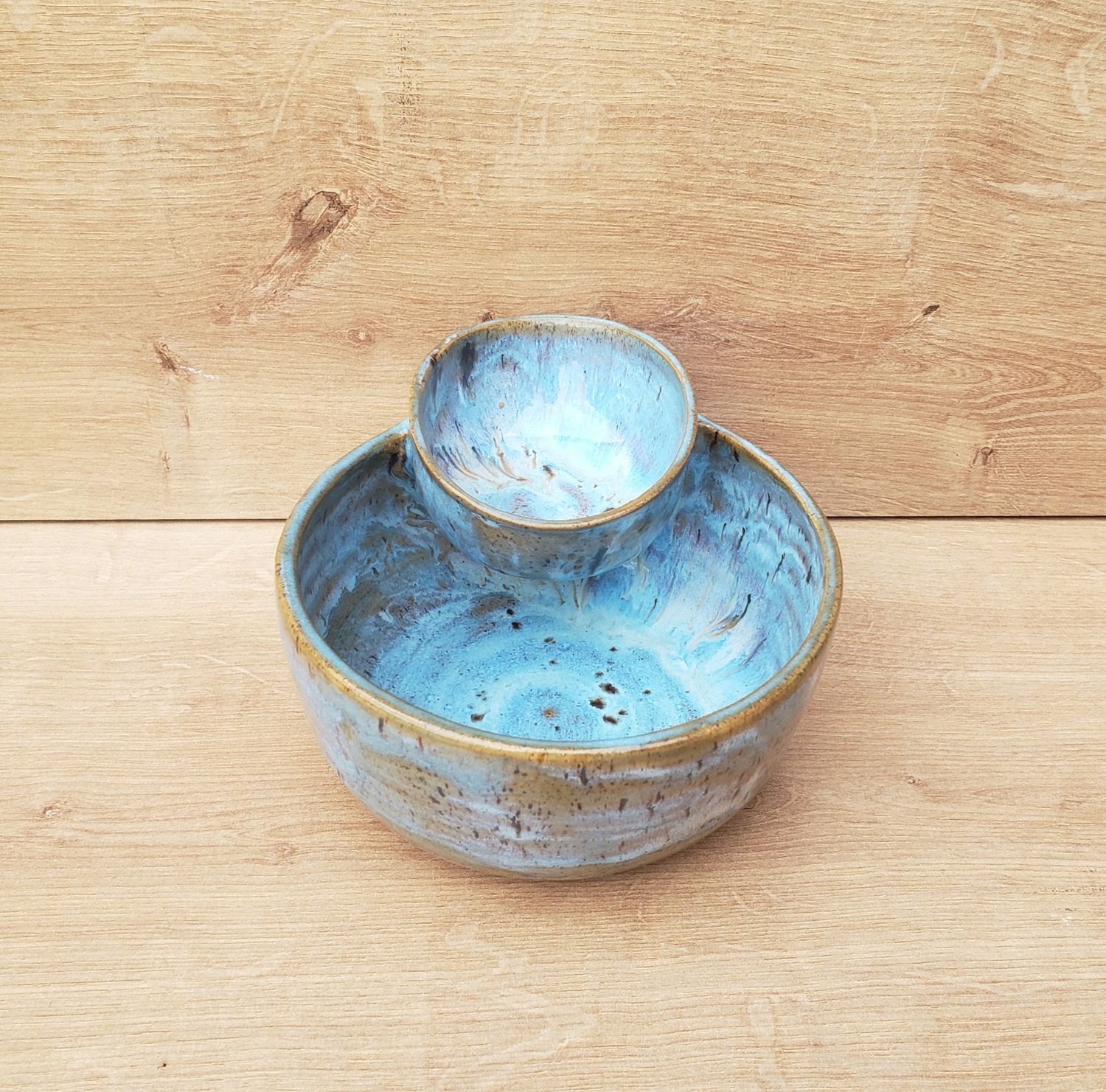 Winterwood and Norse Blue Chip and Dip Bowl
