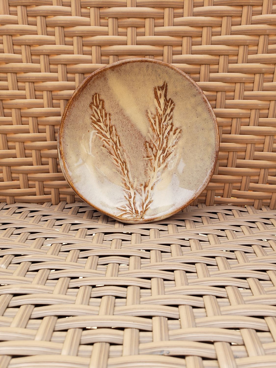 Birch Plant Print Dish