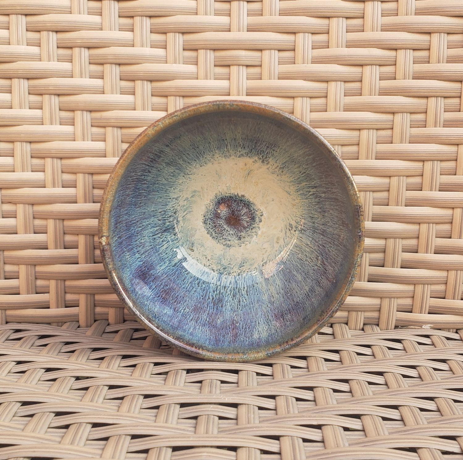 Iron Lustre and Sea Salt Little Bowl