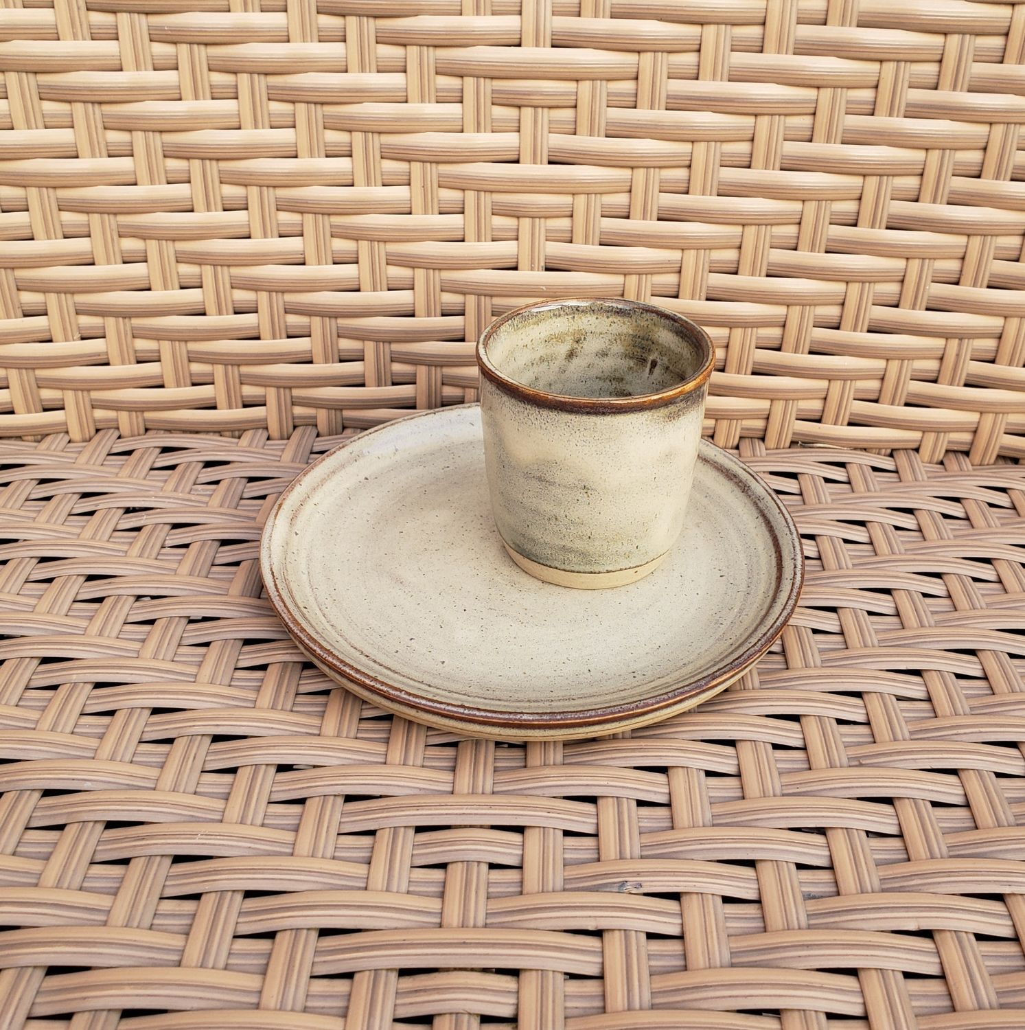 Birch Communion Cup and Plate 2