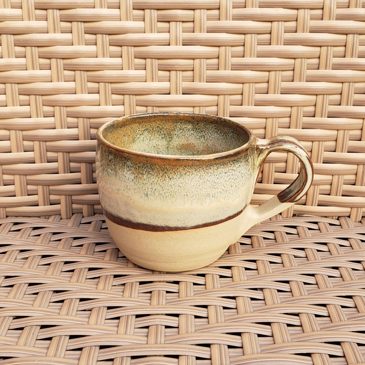 Iron Lustre and Birch Mug 