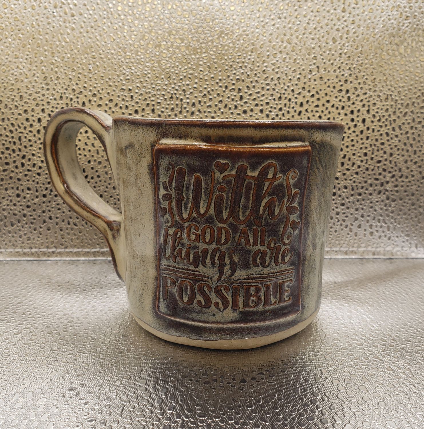 Birch Scripture Mug With God...