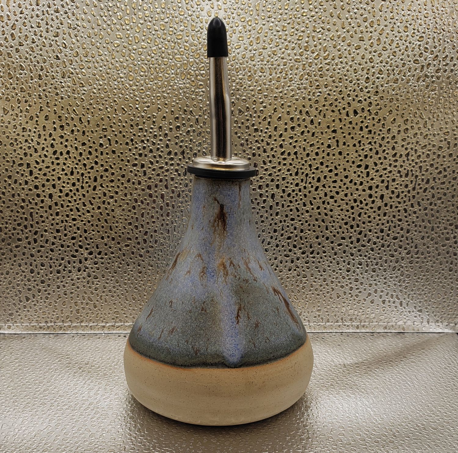 Frost Blue and Winterwood Olive Oil Bottle