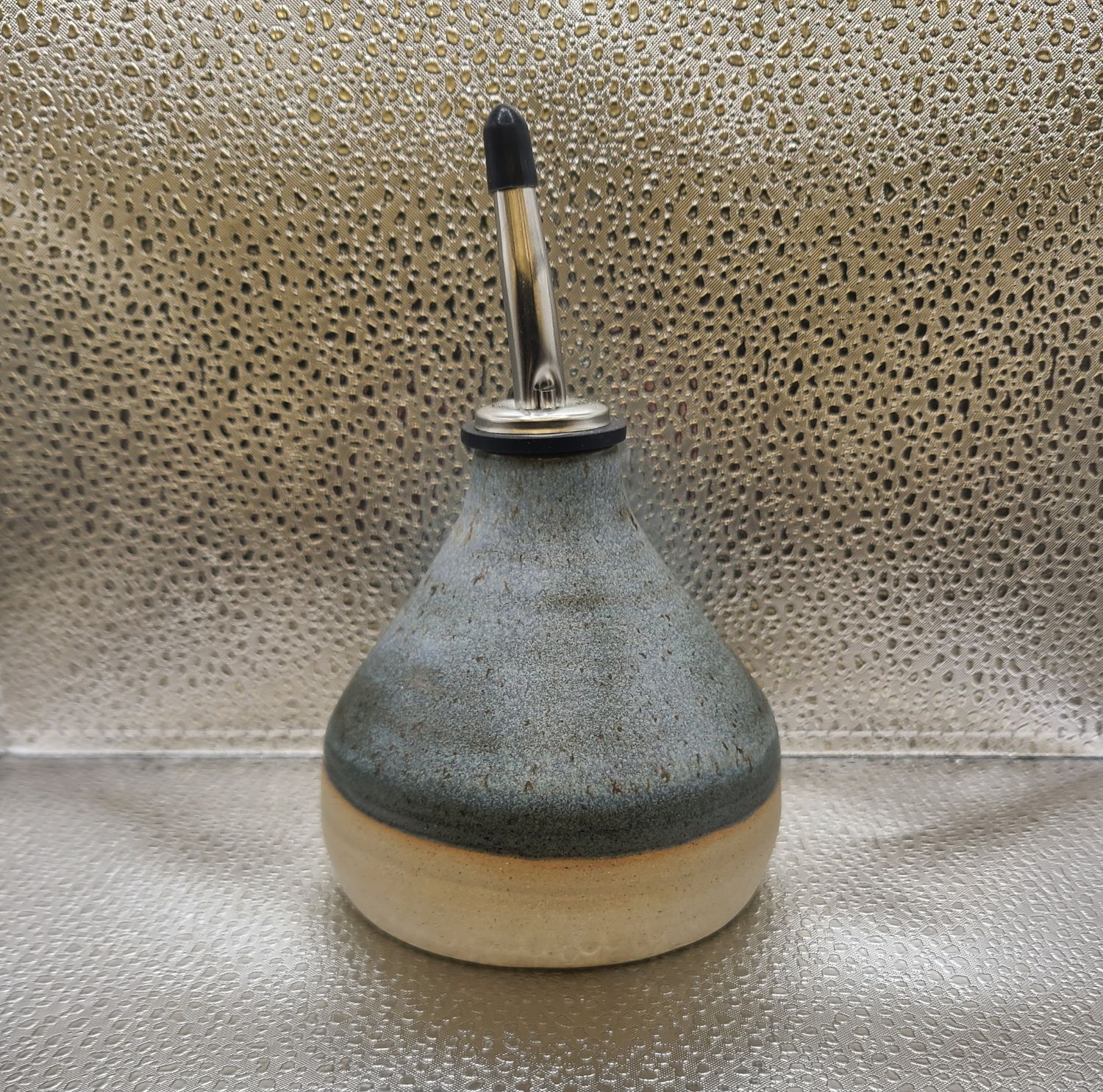 Frost Blue and Winterwood Olive Oil Bottle