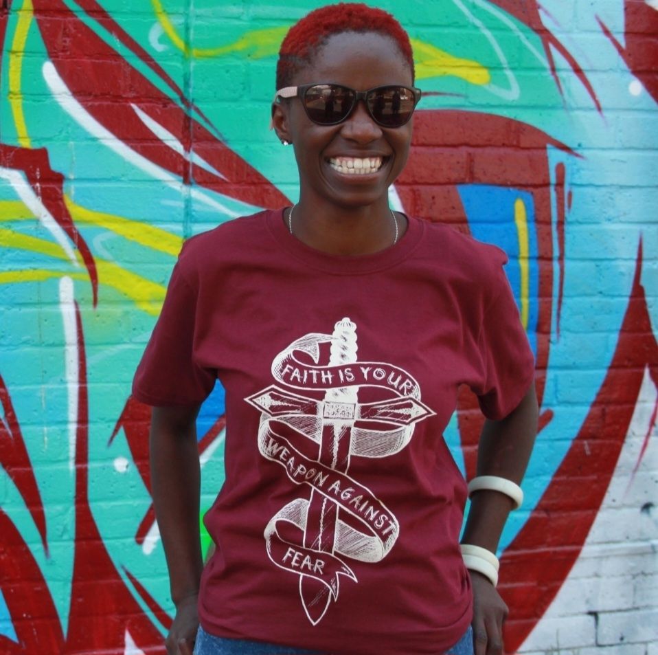 Faith Is Your Weapon Against Fear Unisex T Shirt