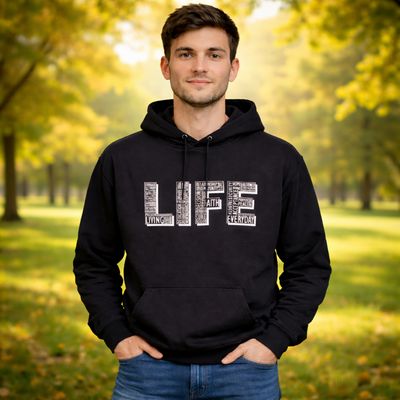 LIFE Hoodie Navy Unisex
