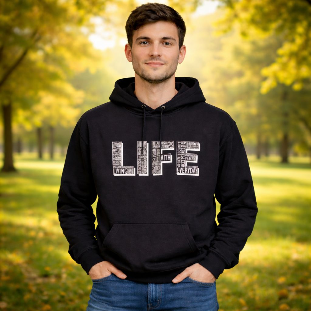LIFE Hoodie Navy Unisex