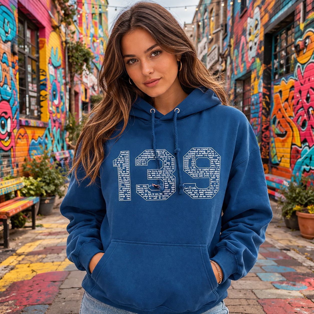 139 Hoodie Ink Blue Unisex
