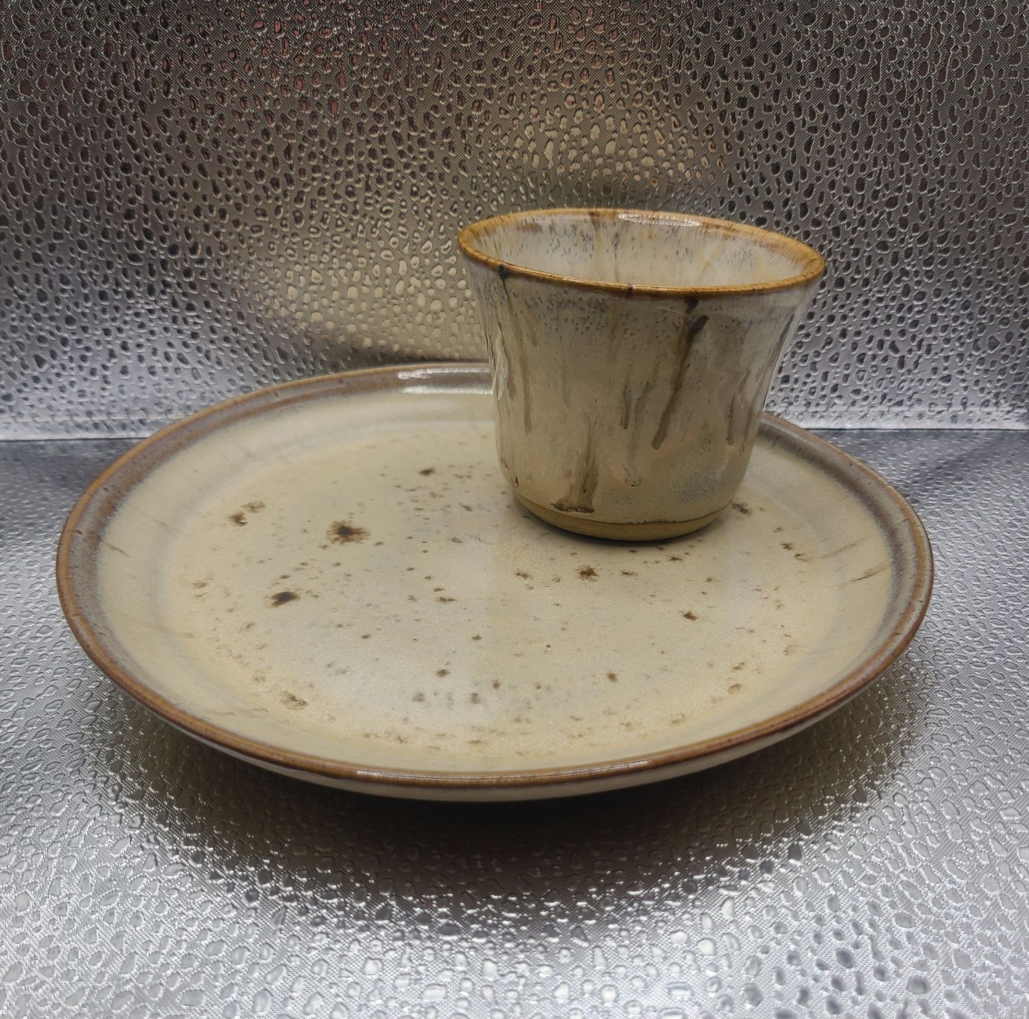 Winterwood and Birch Communion Cup and Plate