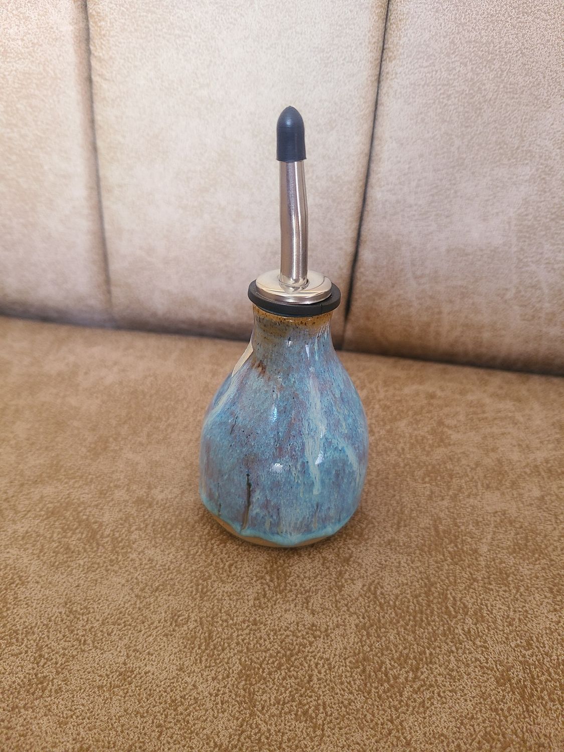 Winterwood and Norse Blue Olive Oil Bottle