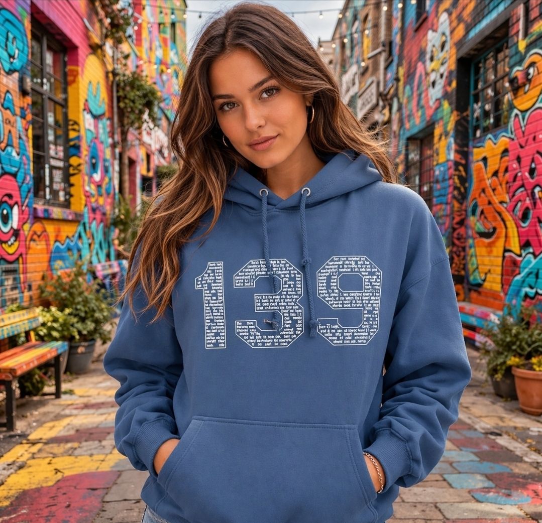 139 Hoodie Air Force Blue Unisex