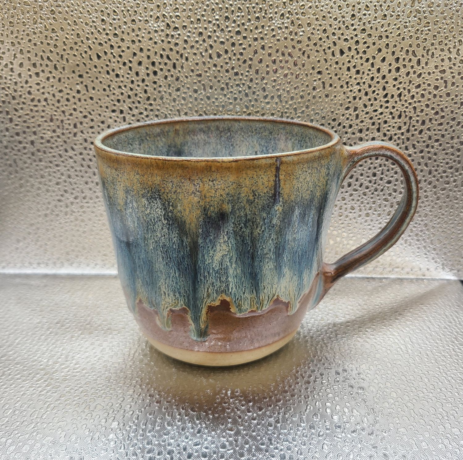 Lavender Mist, Birch, Cordovan and Flux Large Mug