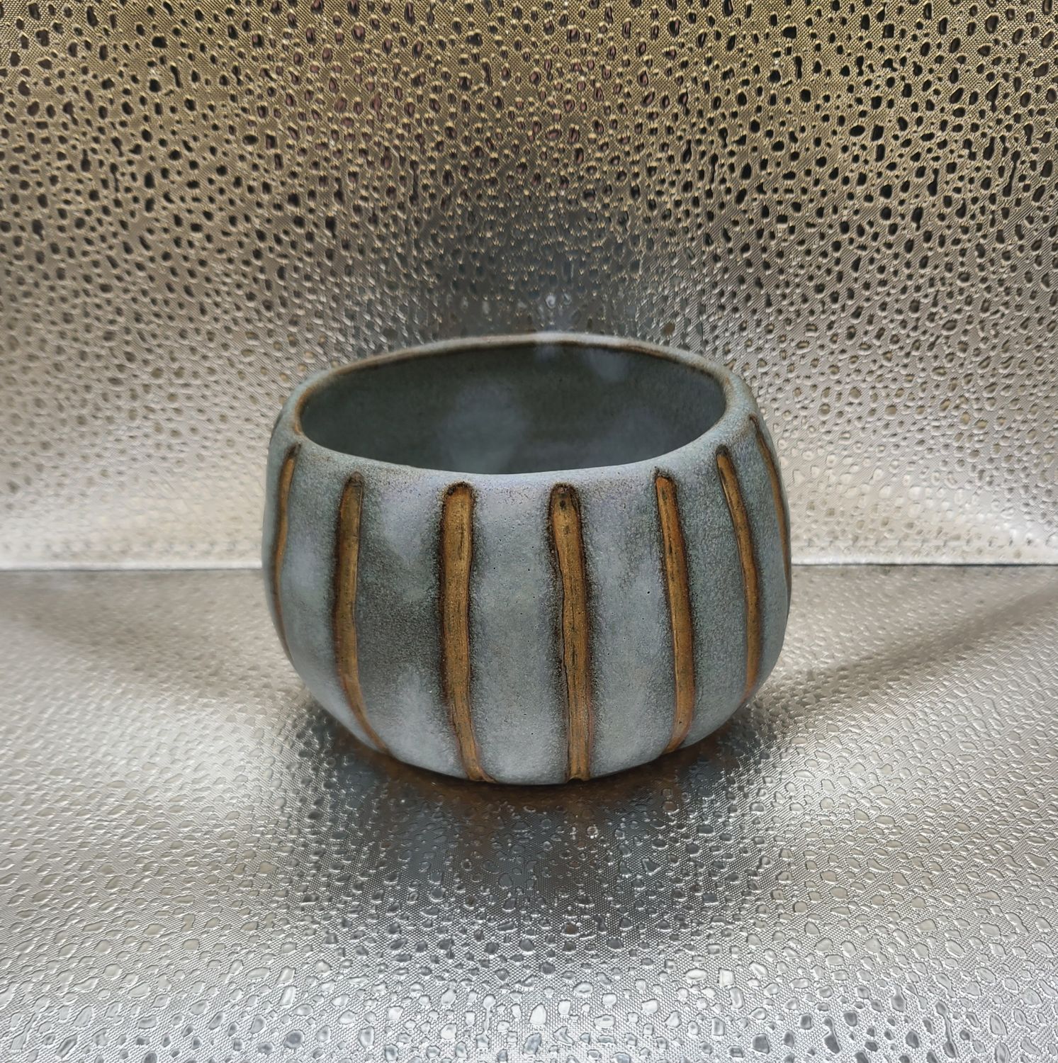 Frost Blue Striped Little Bowl