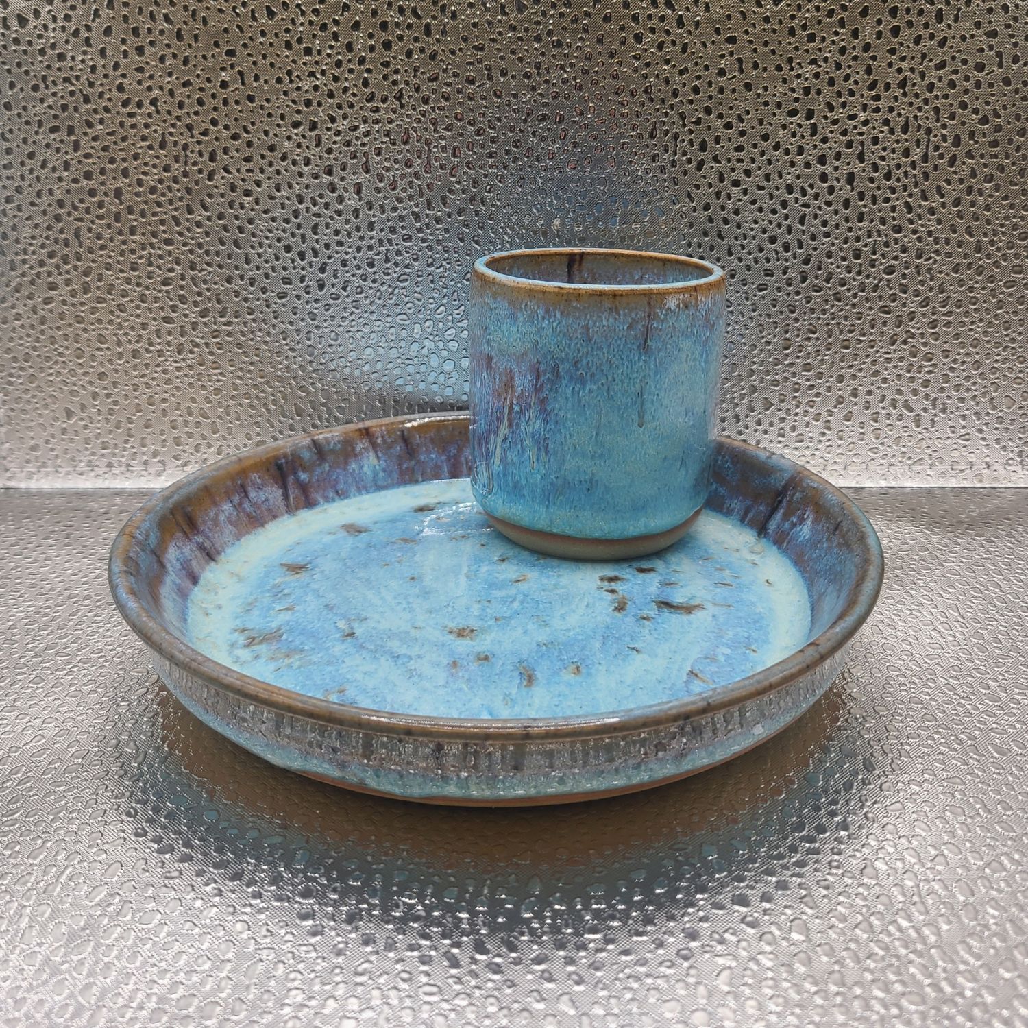 Winterwood and Norse Blue Communion Cup and Plate 2