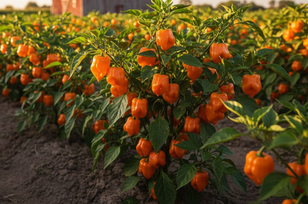 Orange Habanero Pepper