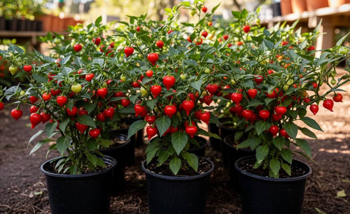 Red Biquinho Premium Heirloom Pepper Seeds