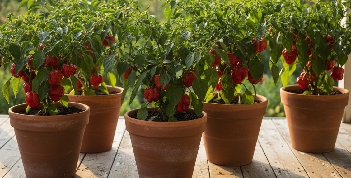 Scorpion Moruga Red | Fresh Heirloom Non-GMO Pepper Seeds