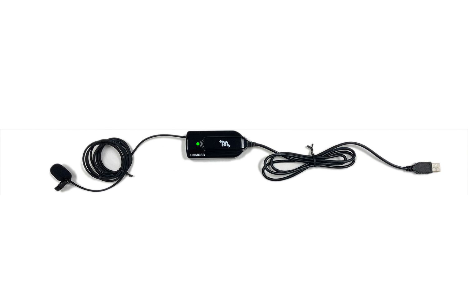 Martel HGMUSB court reporter microphone with wired microphone head and USB connection