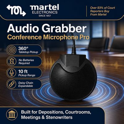 Audio Grabber Conference &amp; Meeting Microphone Pro (No Battery Required)