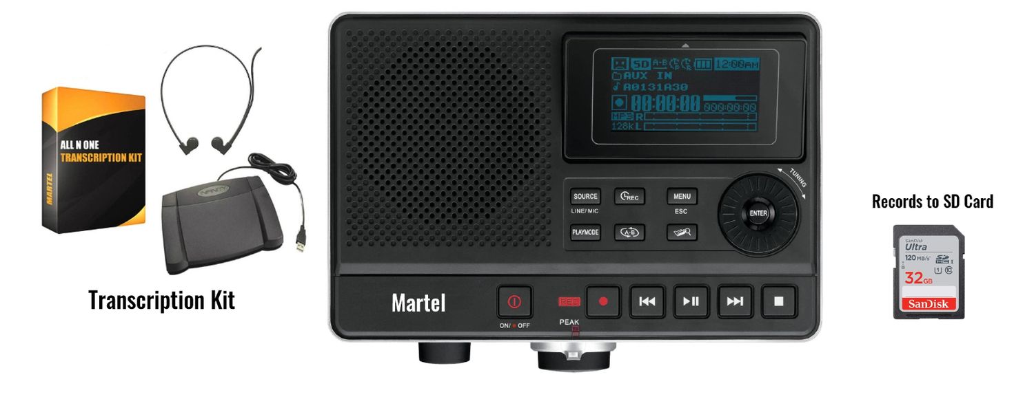 StenoMask Equipment Verbatim Starter Kit 1 (Voice Writing System for Court Reporters)