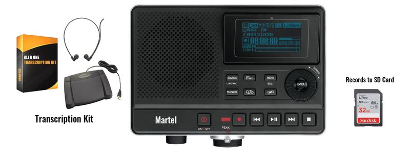 StenoMask Equipment Verbatim Starter Kit 1 (Voice Writing System for Court Reporters)