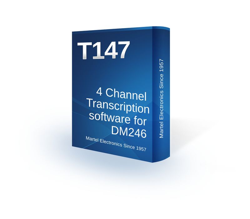 T147- 4 Channel Transcription Software + License (Digital Download)
