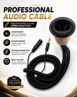MM-ST2 Stereo Stenomask Mini Microphone (XLR &amp; 1/8")