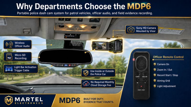 Police Dash Cam System MDP6