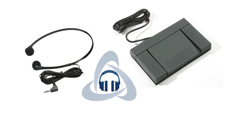 Olympus AS-2700 Transcription Kit with Foot pedal