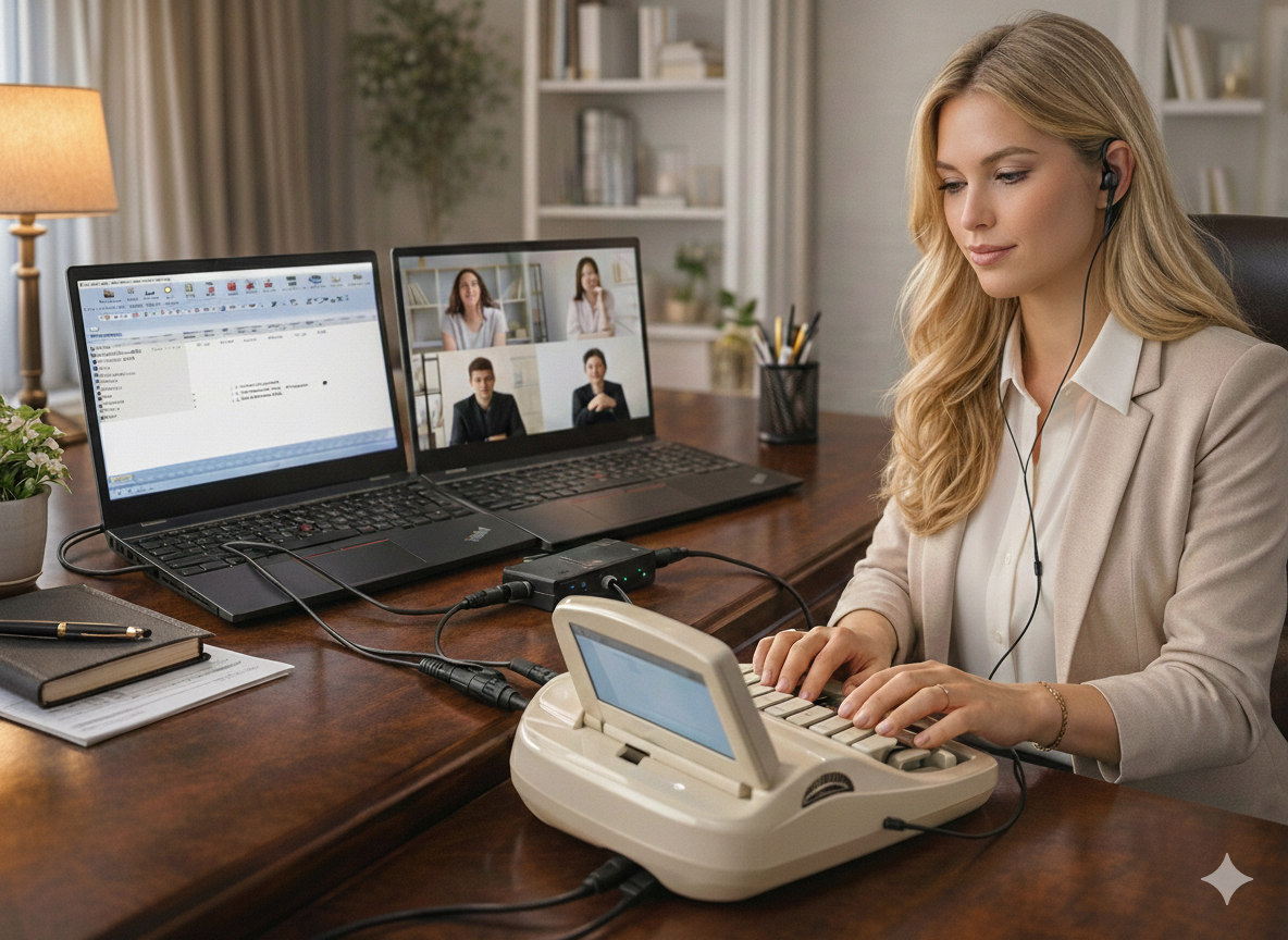 Zoom Compatible Court Reporter Kit