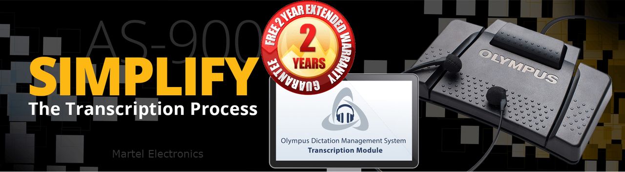 Lawyers Olympus AS-9000 Digital Transcription Kit