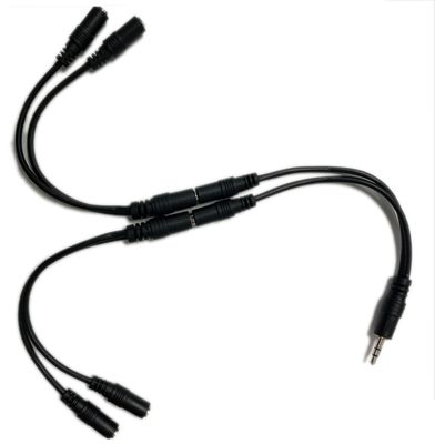 4 Female 1/8 to 1 Male 1/8 Custom Cable