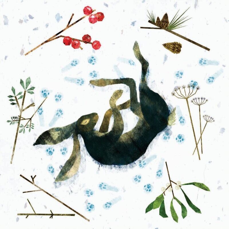Sleeping Hare - Gordy Wright