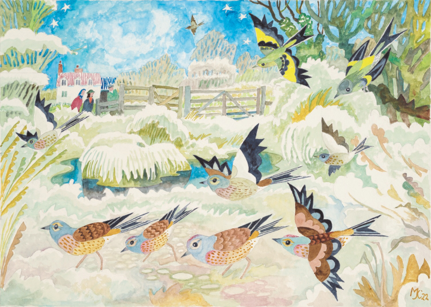 Christmas at Market Weston Fen - Michael Coulter