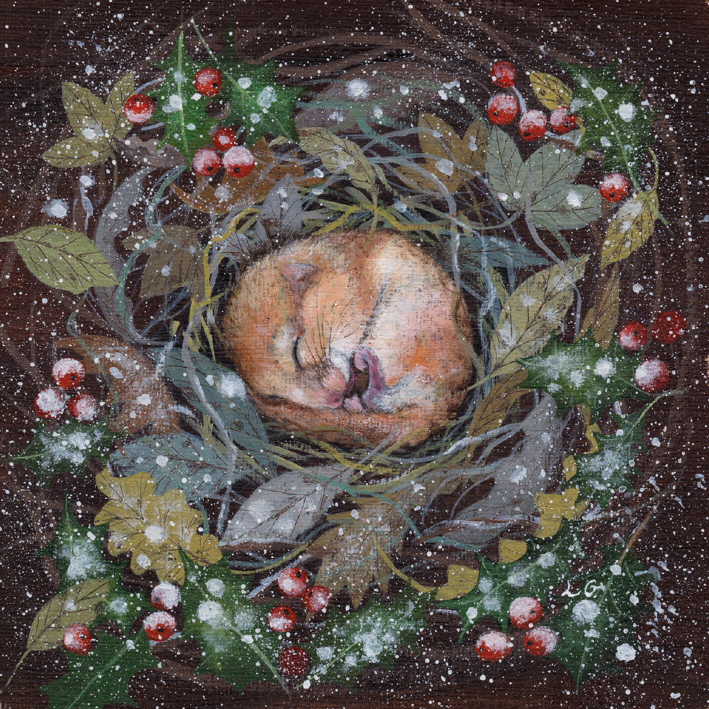 Sleepy Dormouse - Lucy Grossmith