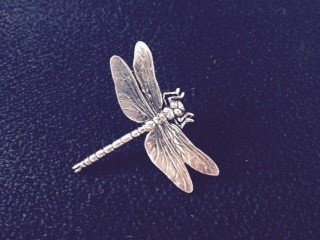 Pewter Pin Badge - Dragonfly