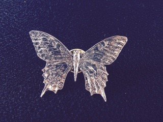 Pewter Pin Badge - Butterfly