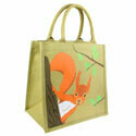 Jute Shopping Bag - Squirrel