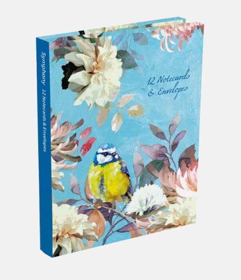 Symphony - Blue (12 notecards and envelopes)