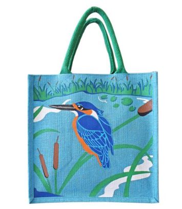Jute Shopping Bag - Kingfisher