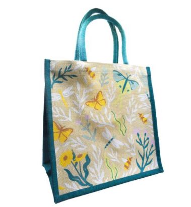 Jute Shopping Bag - An Insect's World