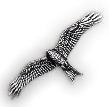 Pewter Pin Badge - Red Kite